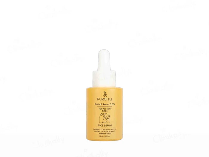 Purehill 0.3% Retinol Face Serum – Anti-Ageing &Skin Renewal Serum