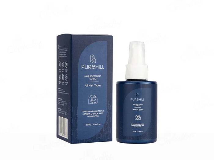 Purehill Hair Softening Serum 120 mL – Smoothing &amp; Nourishing Serum for Soft, Shiny &amp; Manageable Hair