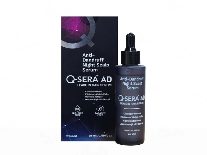 Q-Sera AD Anti-Dandruff Night Scalp Leave-In Hair Serum