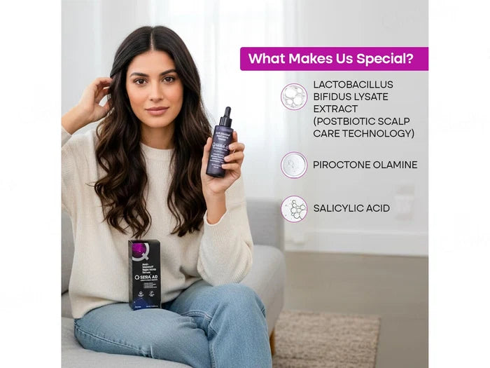 Q-Sera AD Anti-Dandruff Night Scalp Leave-In Hair Serum
