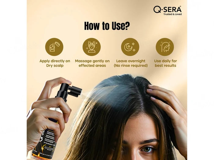 Q-Sera Hair Serum – Hair Fall Control &Hair Strengthening Serum
