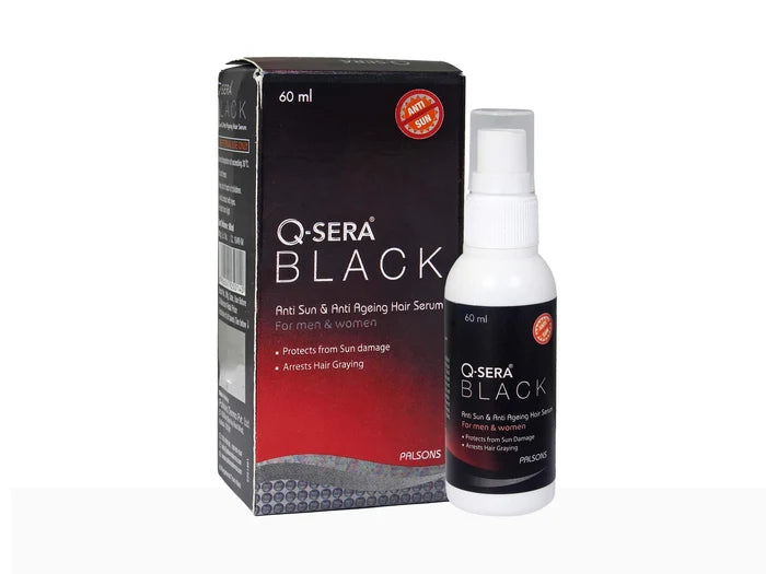 Q-Sera Black Anti-Sun &Anti-Ageing Hair Serum – 60 ml