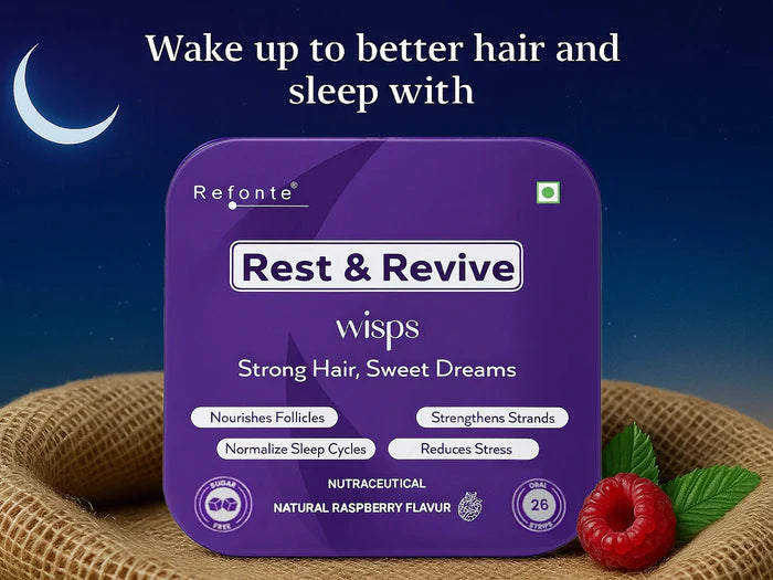 Refonte Rest &amp; Revive Wisps Nutraceutical Oral Strips – Natural Raspberry Flavour