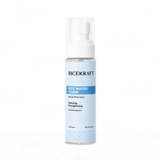 RiceKraft Rice Water Hydrating &amp; Pore Tightening Toner With Rose &amp; Witch Hazel – 100 mL