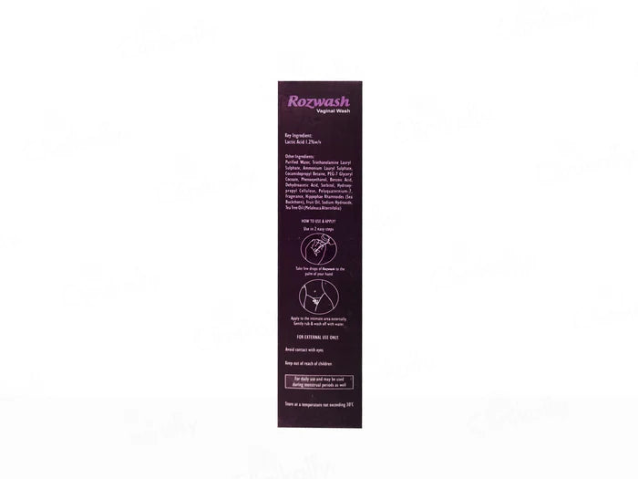 Rozwash Vaginal Intimate Wash – Gentle Intimate Hygiene &amp; pH Balance Care