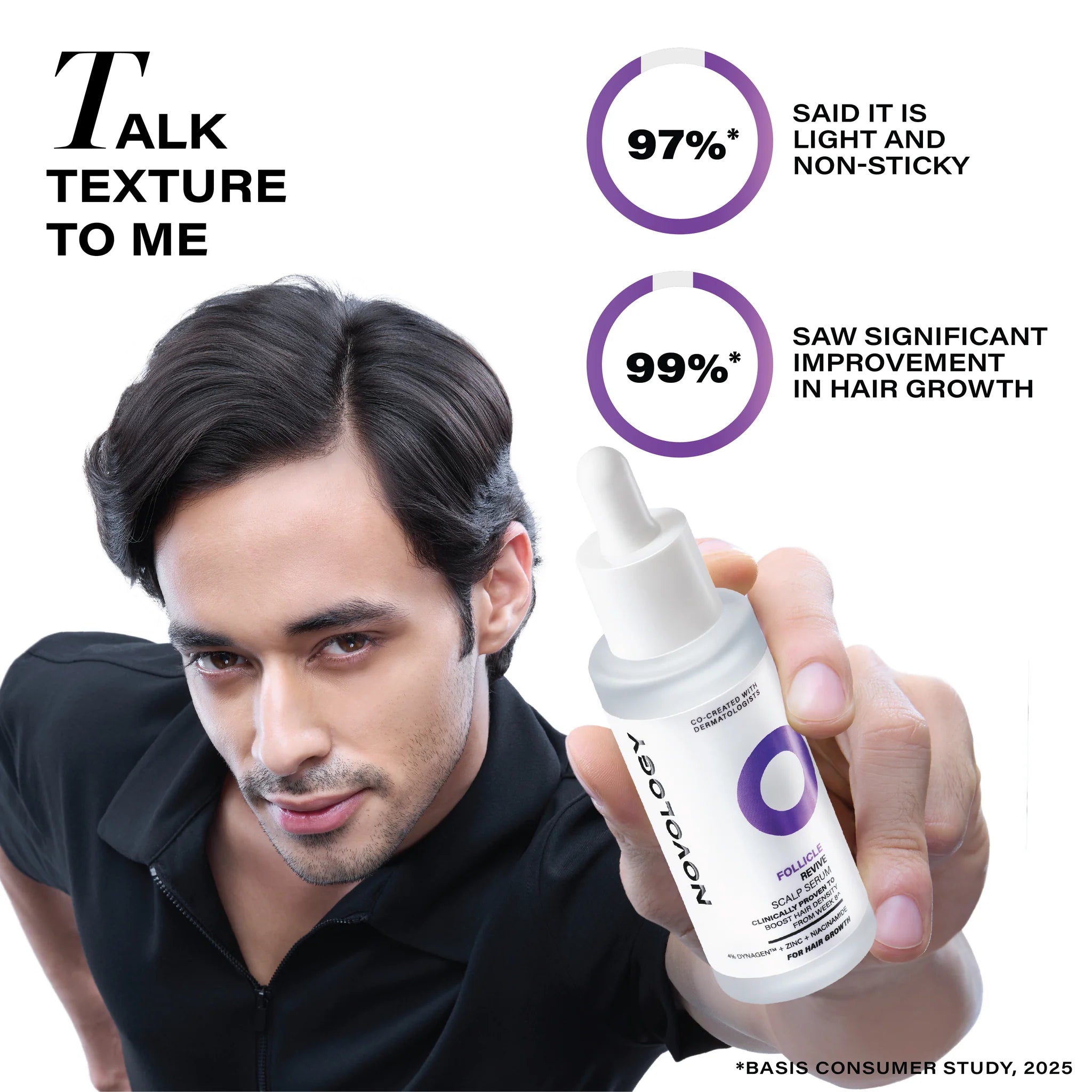 Follicle Revive Scalp Serum for Hair Growth (50ml) | 4% Dynagen + Zinc + Niacinamid