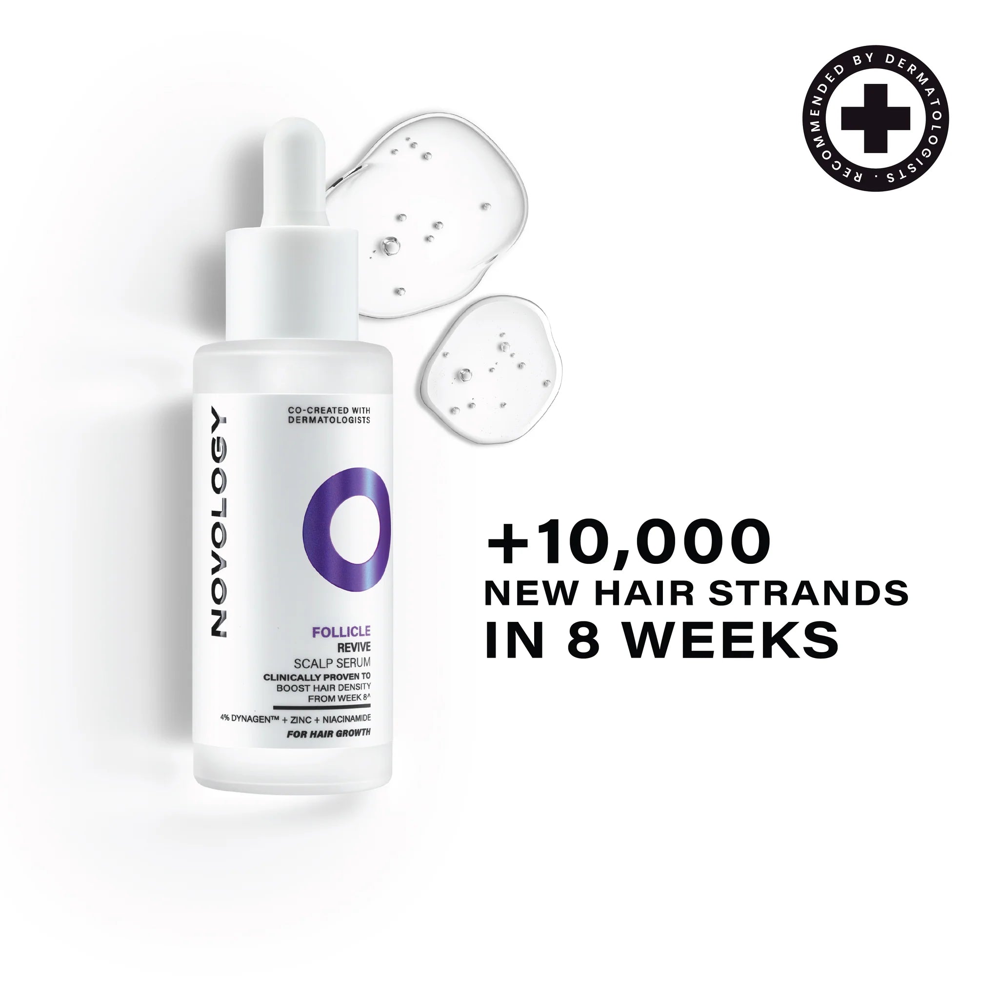 Follicle Revive Scalp Serum for Hair Growth (50ml) | 4% Dynagen + Zinc + Niacinamid