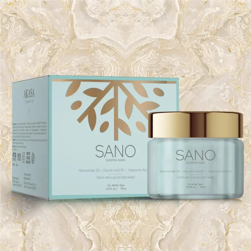 Sano Sleeping Mask – Wake Up to Soft, Hydrated &amp; Radiant Skin 🌙✨