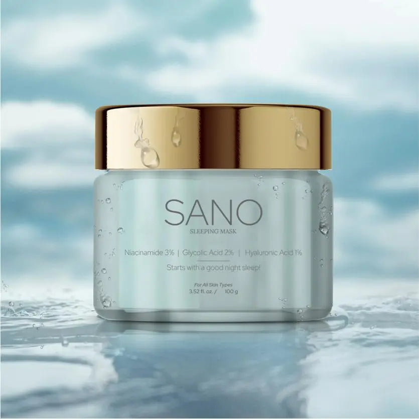 Sano Sleeping Mask – Wake Up to Soft, Hydrated &amp; Radiant Skin 🌙✨