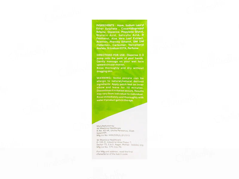 Sasnac DS Foaming Face Wash – Advanced Acne &amp; Oil Control Cleanser