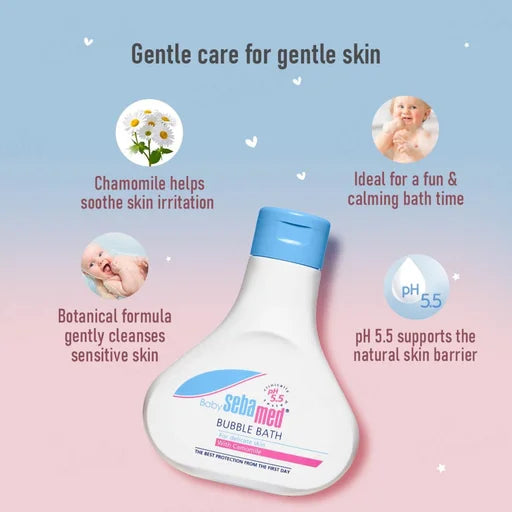 Sebamed Baby Bubble Bath – 200 mL | pH 5.5