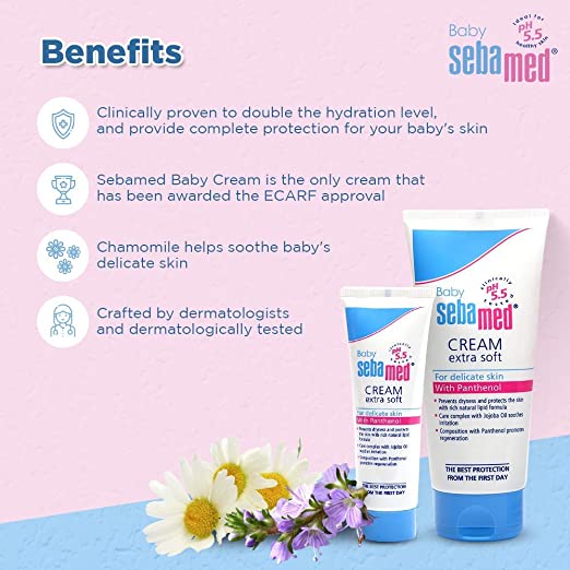 Sebamed Baby Extra Soft Cream – Gentle, Protective Care for Newborn Skin
