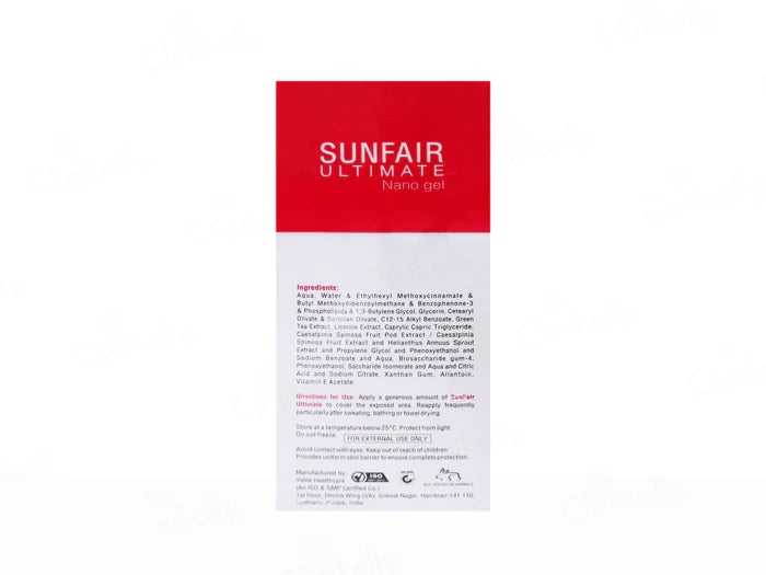 Sunfair Ultimate Day Screen Multi Protection Nano Gel Sunscreen SPF 50+ PA+++