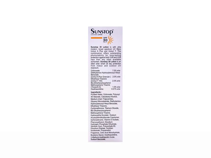 Sunstop Sunscreen Lotion SPF 30 PA+++