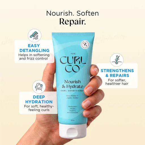 The Curl Co Nourish &amp; Hydrate Curl Conditioner – 200 g