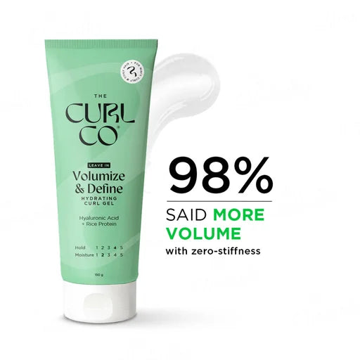 The Curl Co Volumize &amp; Define Hydrating Curl Gel – 150 g