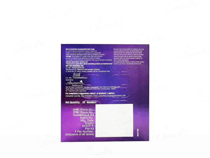 Thickify AM PM Nutraceutical Tablet For Adults