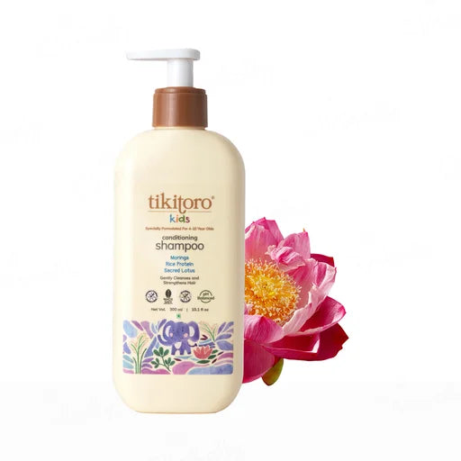 Tikitoro Kids Conditioning Shampoo 300 mL – Gentle, Tear-Free Hair Care for Kids