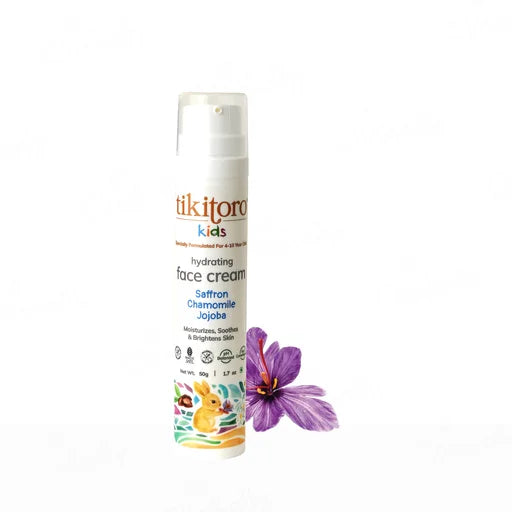 Tikitoro Kids Hydrating Face Cream 50 g – Lightweight Daily Moisturizer for Kids