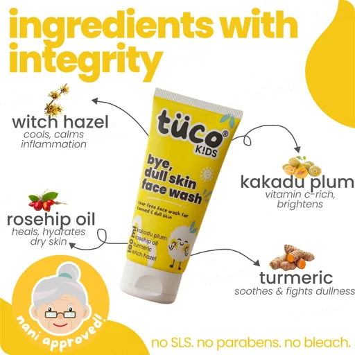Tuco Kids Bye Dull Skin Face Wash 100 mL