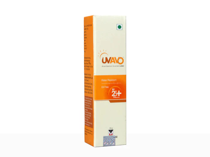 UVAVO Broad Spectrum Sunscreen Lotion SPF 25 PA+++ – Daily Oil-Free Sun Protection
