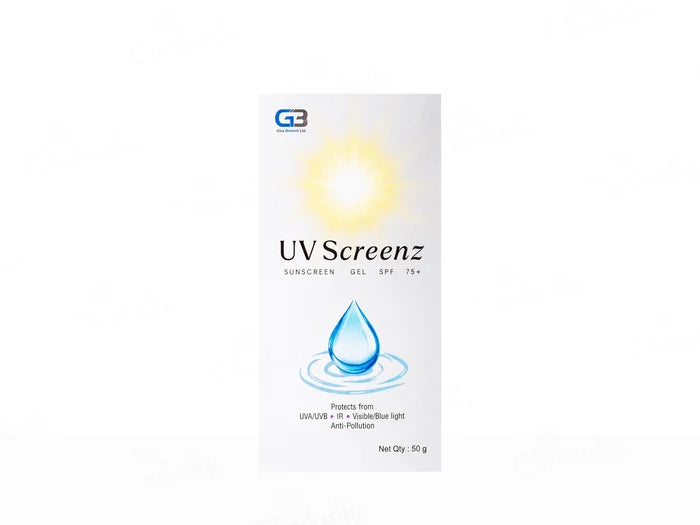 UV Screenz Sunscreen Gel SPF 75+