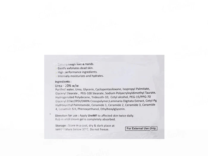 UreMF 20% Urea Hand & Foot Cream Gel