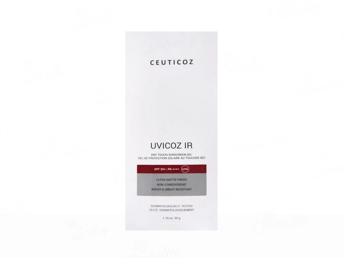 Uvicoz IR Ultra Matte Finish Dry Touch Sunscreen Gel SPF 50+ PA++++