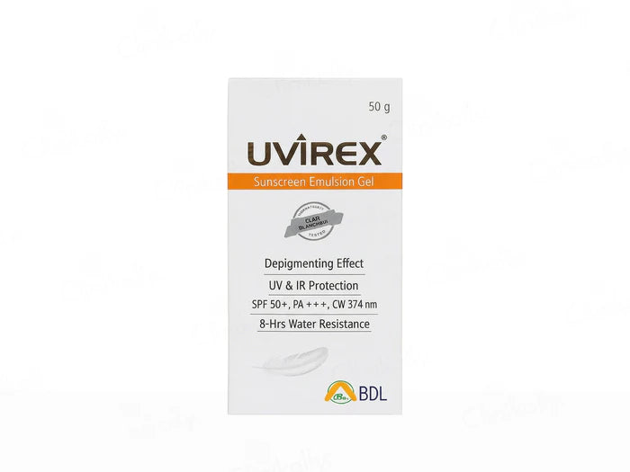 Uvirex Sunscreen Emulsion Gel SPF 50+ PA+++