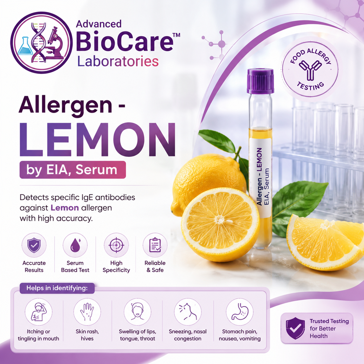 Allergen - LEMON by EIA, Serum