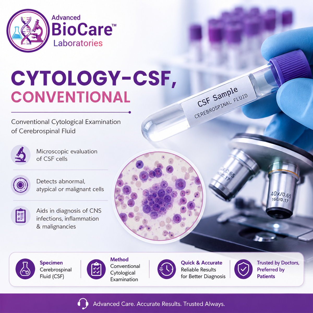Cytology-CSF, conventional