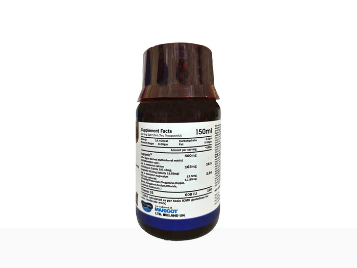 Aquared Aquamin &amp; Vitamin D3 Liquid Chocolate Flavour 150ml