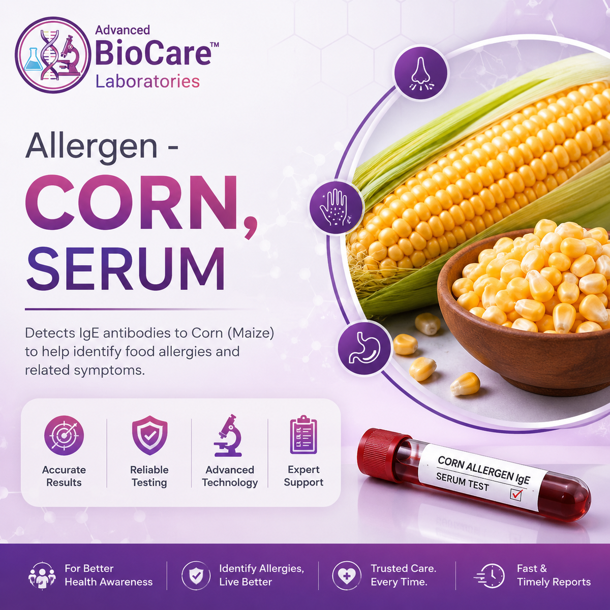Allergen - Corn, Serum
