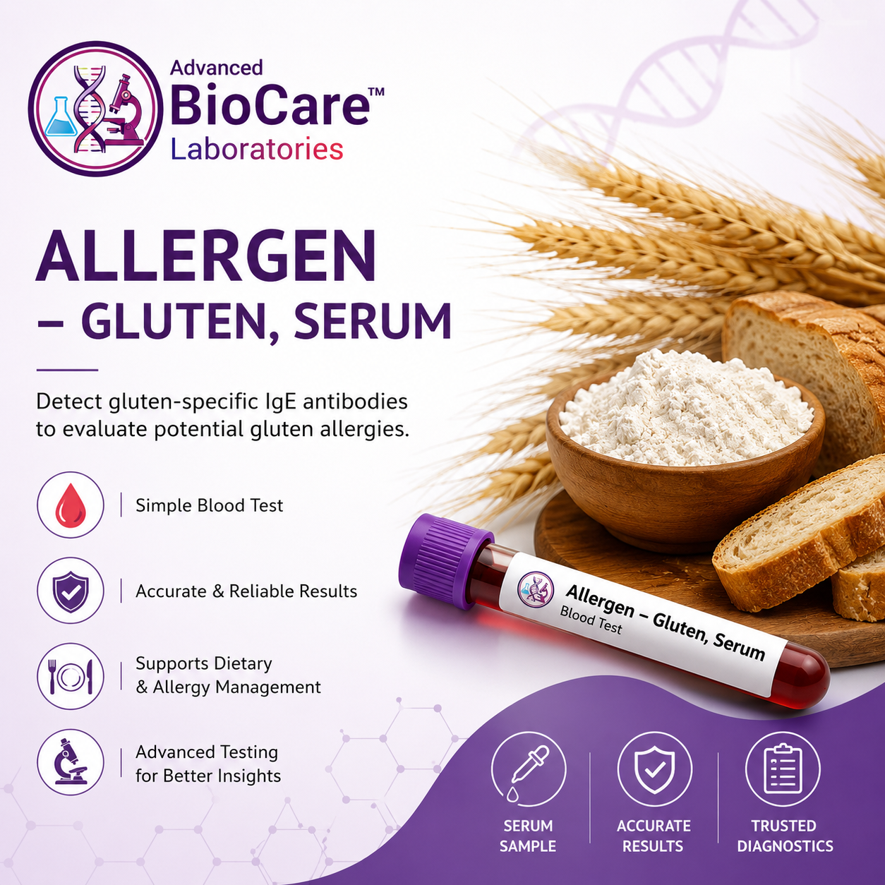 Allergen - Gluten, Serum
