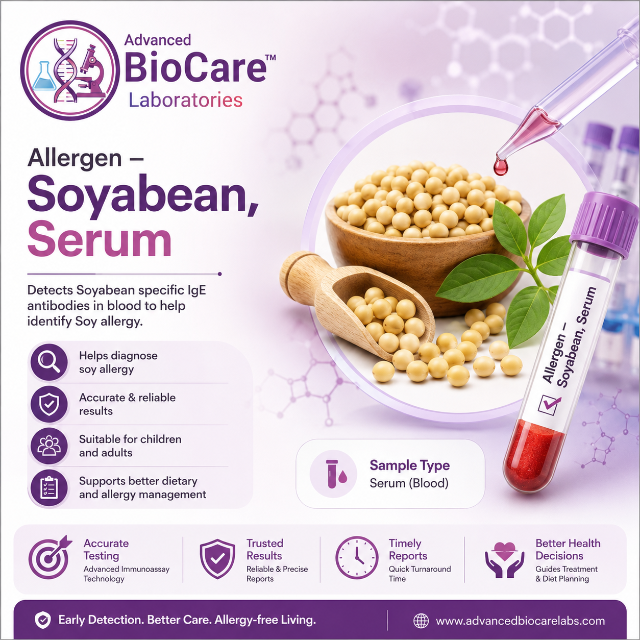 Allergen - Soyabean, Serum