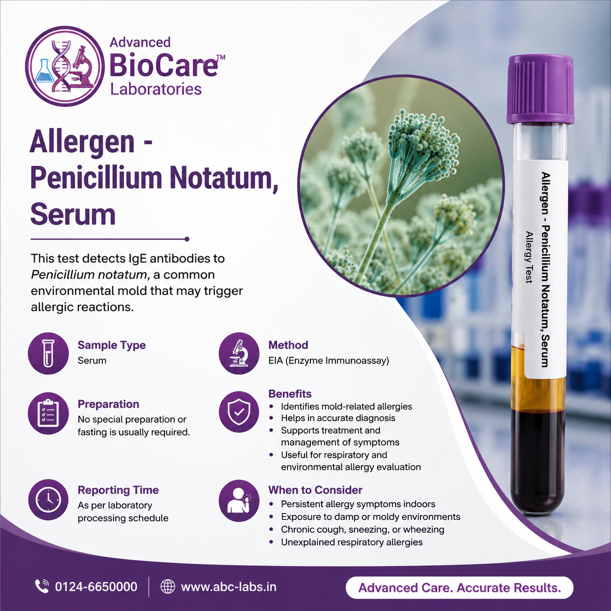Allergen - Penicillium Notatum, Serum