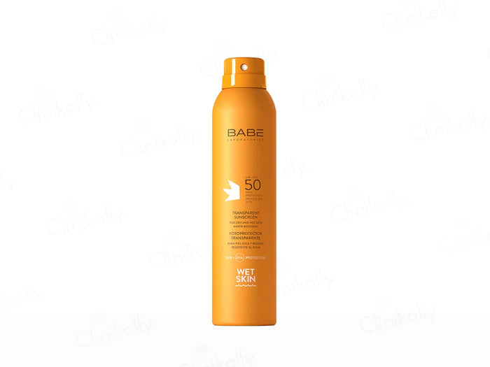 BABE Transparent Sunscreen Wet Skin SPF 50 – Full Detailed Content
