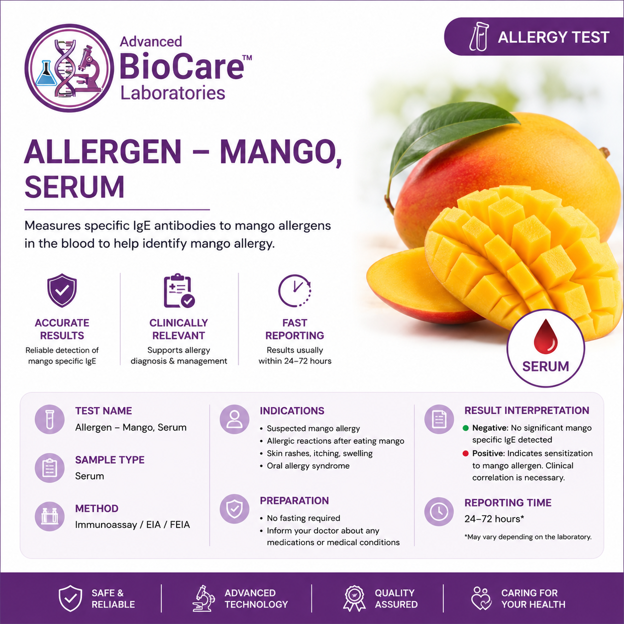 Allergen - Mango, Serum