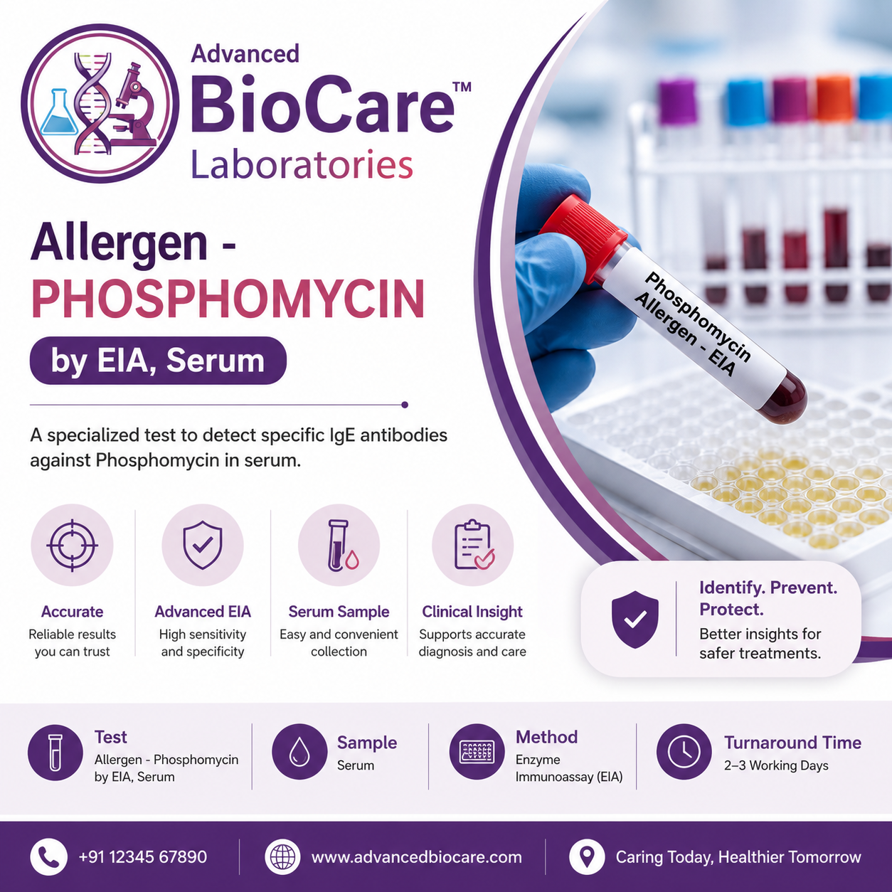 Allergen - PHOSPHOMYCIN by EIA, Serum