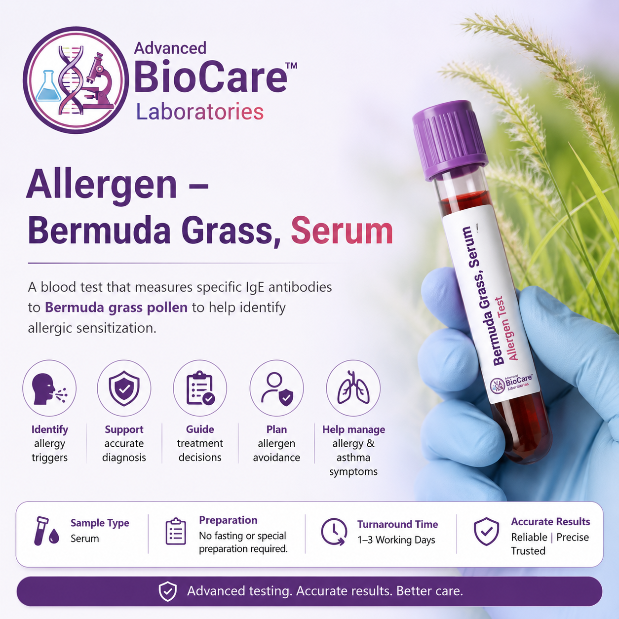 Allergen - Bermuda Grass, Serum