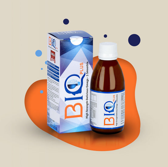 BIQ PLUS Syrup 150ml – High Strength Omega 3-6-9 Brain &amp; Cognitive Support