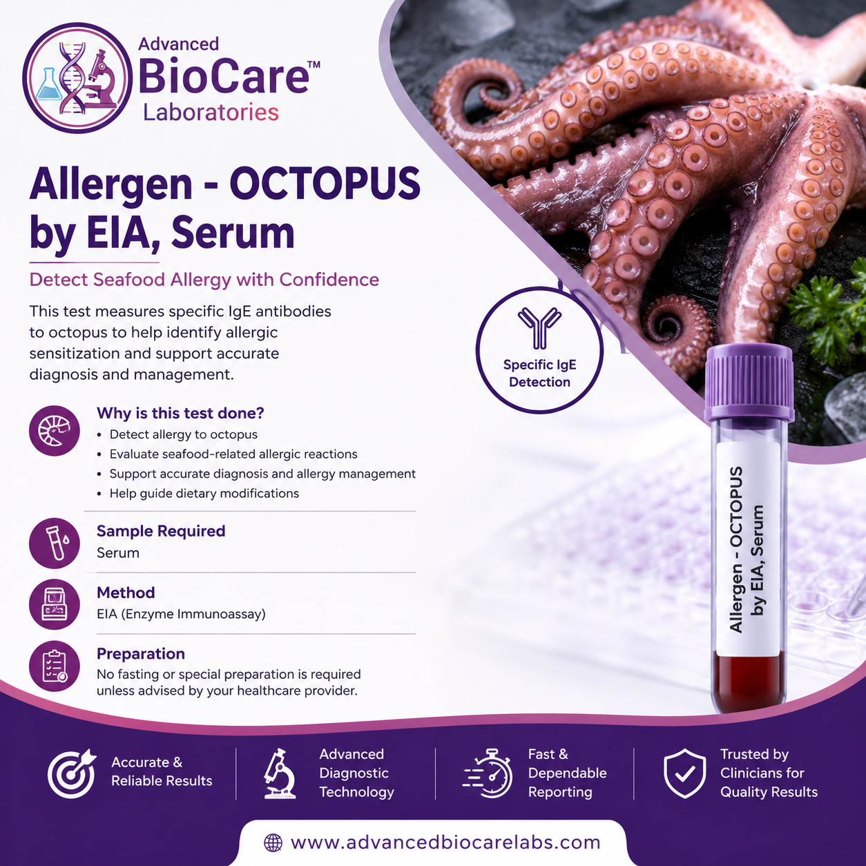 Allergen - OCTOPUS by EIA, Serum