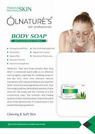 OLNATURES Aloe Vera Moisturizing Body Soap – Gentle Herbal Cleansing for Soft, Healthy Skin