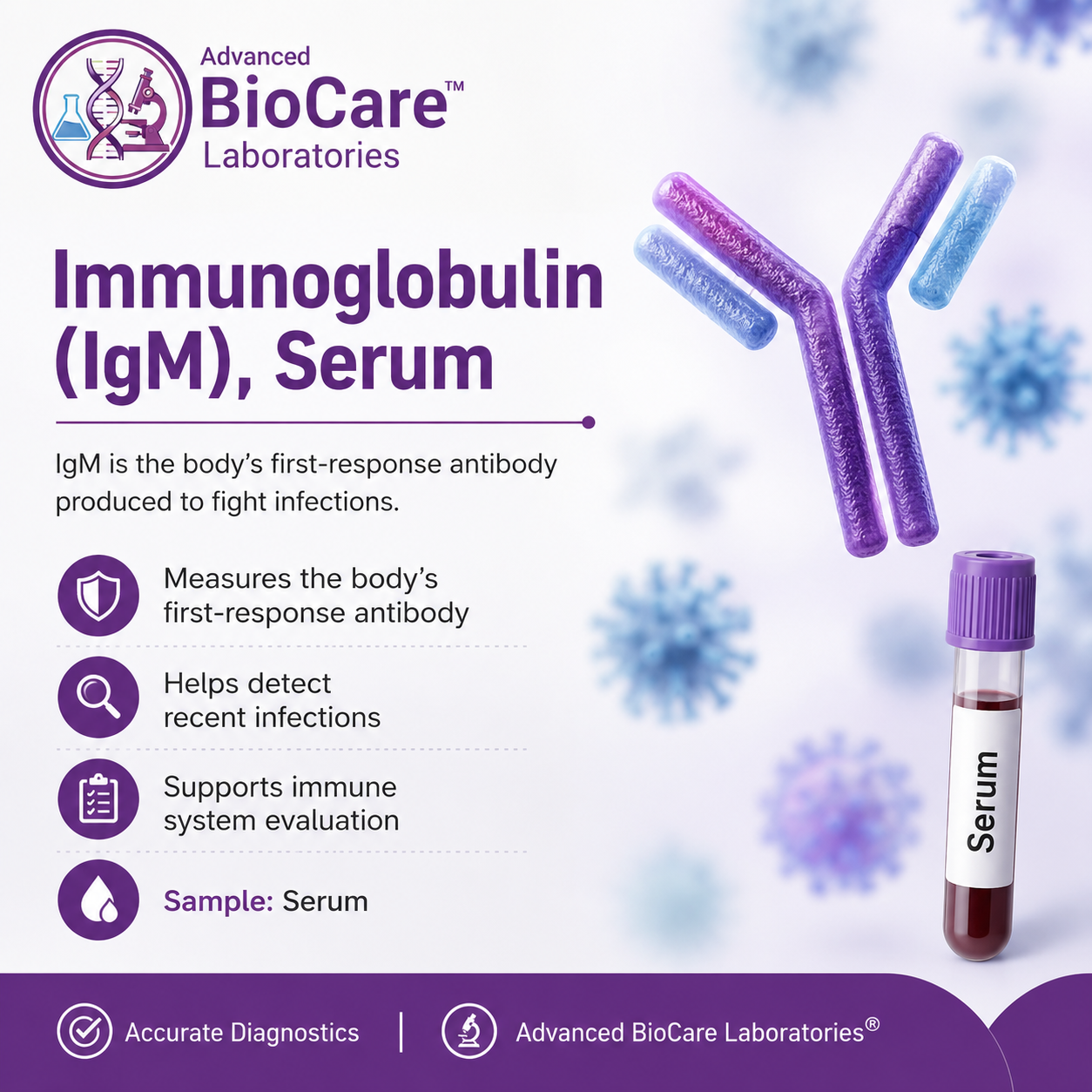 Immunoglobulin - IgM, Serum