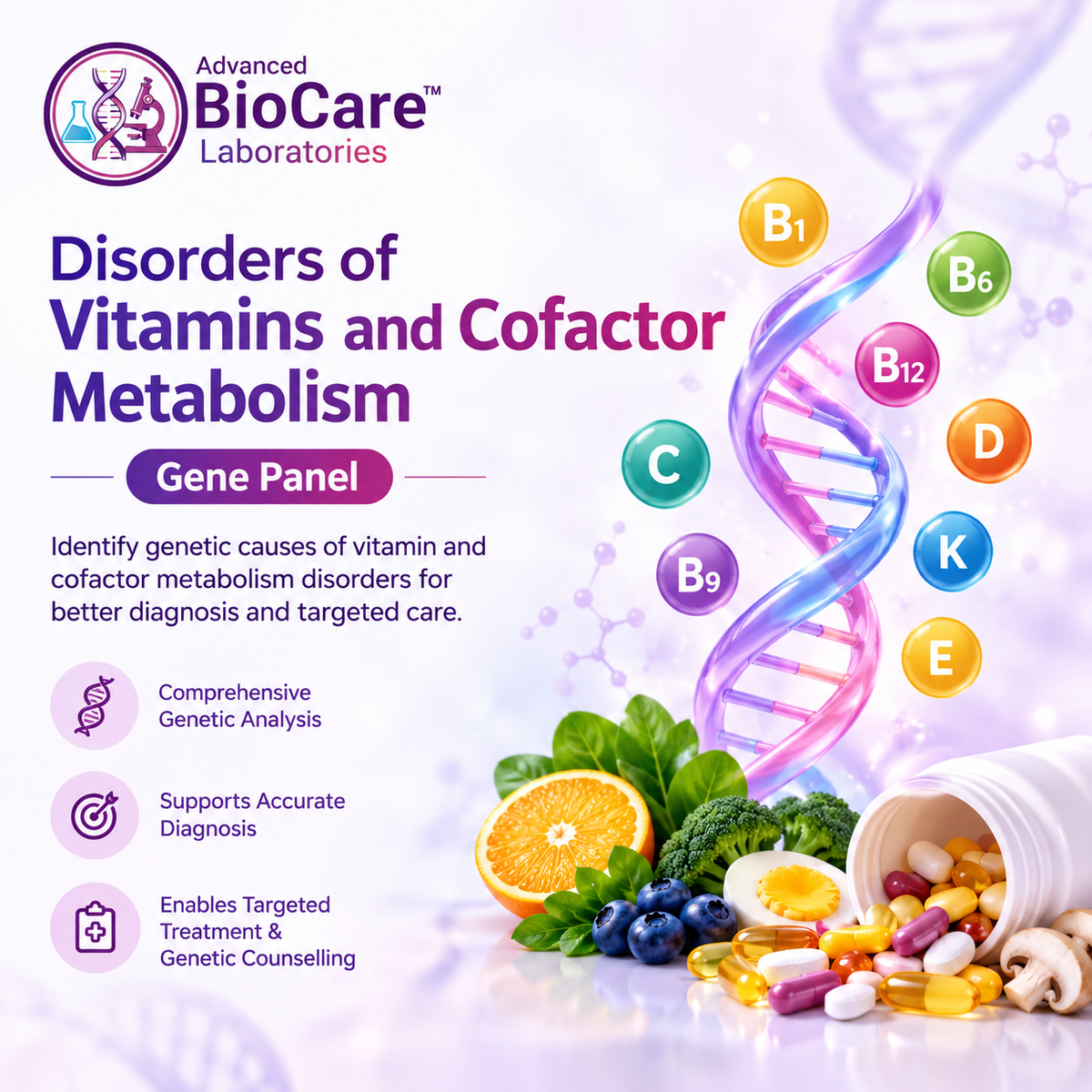 Disorders of vitamins and co-factor metabolism