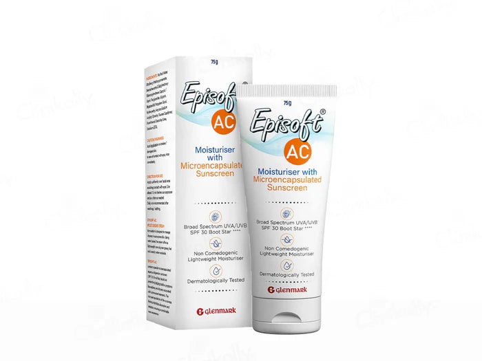 Episoft AC Moisturiser with Microencapsulated Sunscreen SPF 30