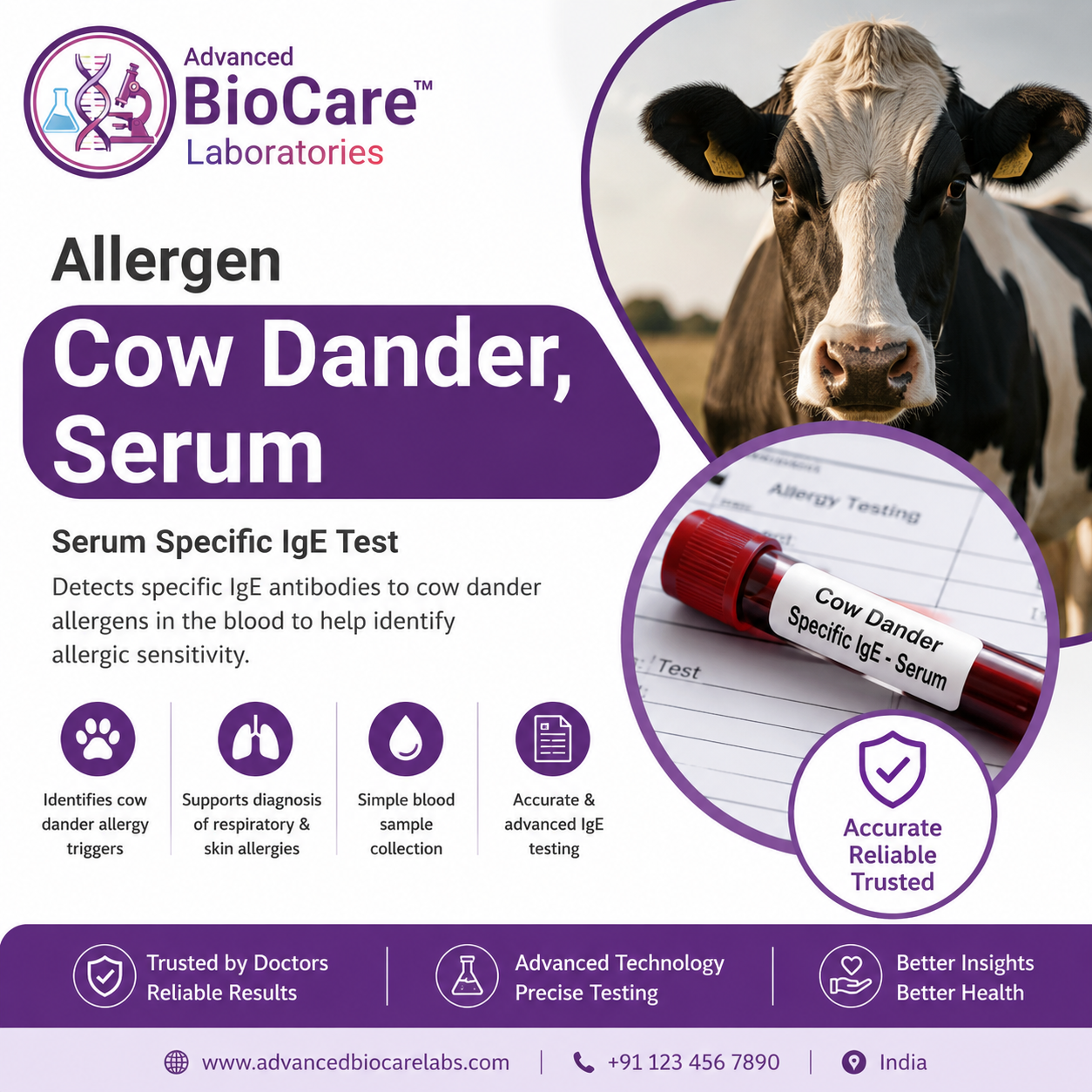 Allergen - Cow Dander, Serum