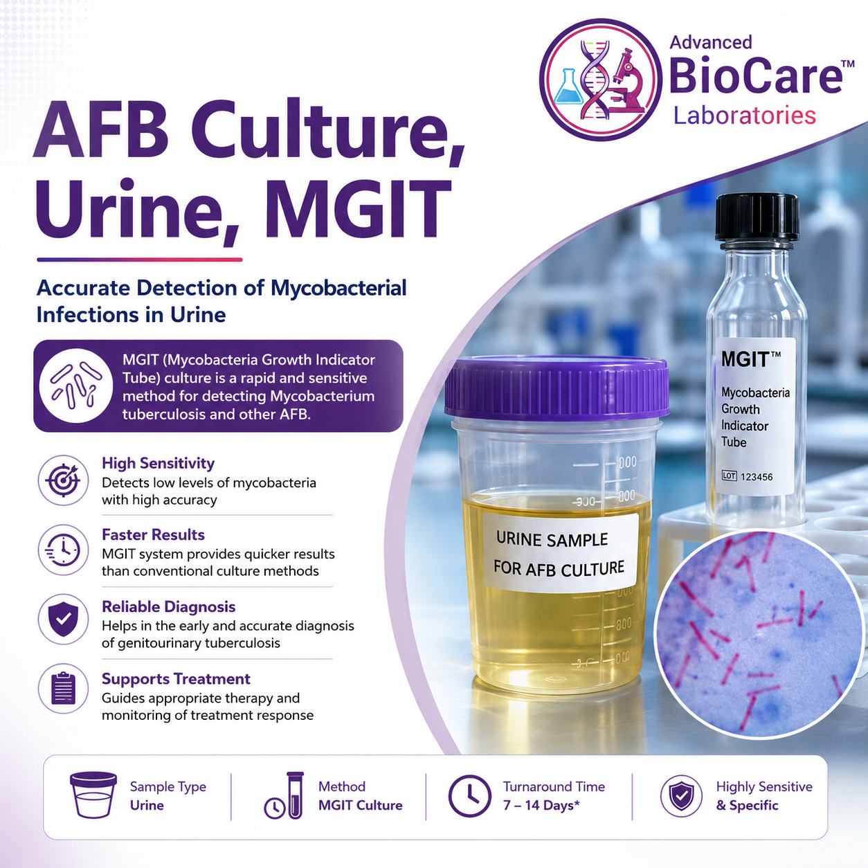AFB Culture, Urine, MGIT