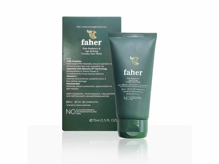 Faher Skin Radiance &amp; Age Defying Creamy Face Wash | 75 ml