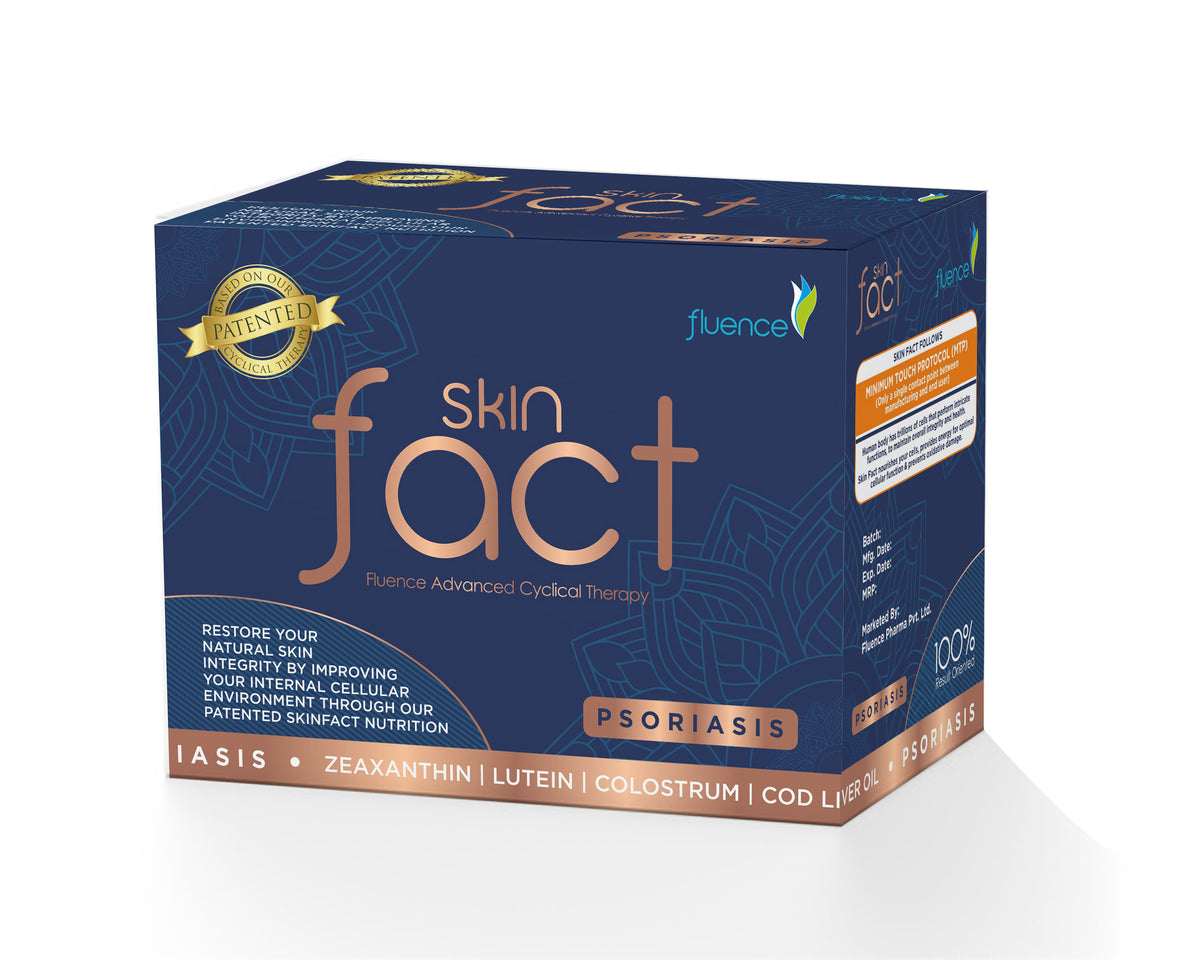 SKIN FACT PSORIASIS-1 – Advanced Nutritional Support for Psoriasis-Prone Skin | Fluence Advanced Cyclical Therapy